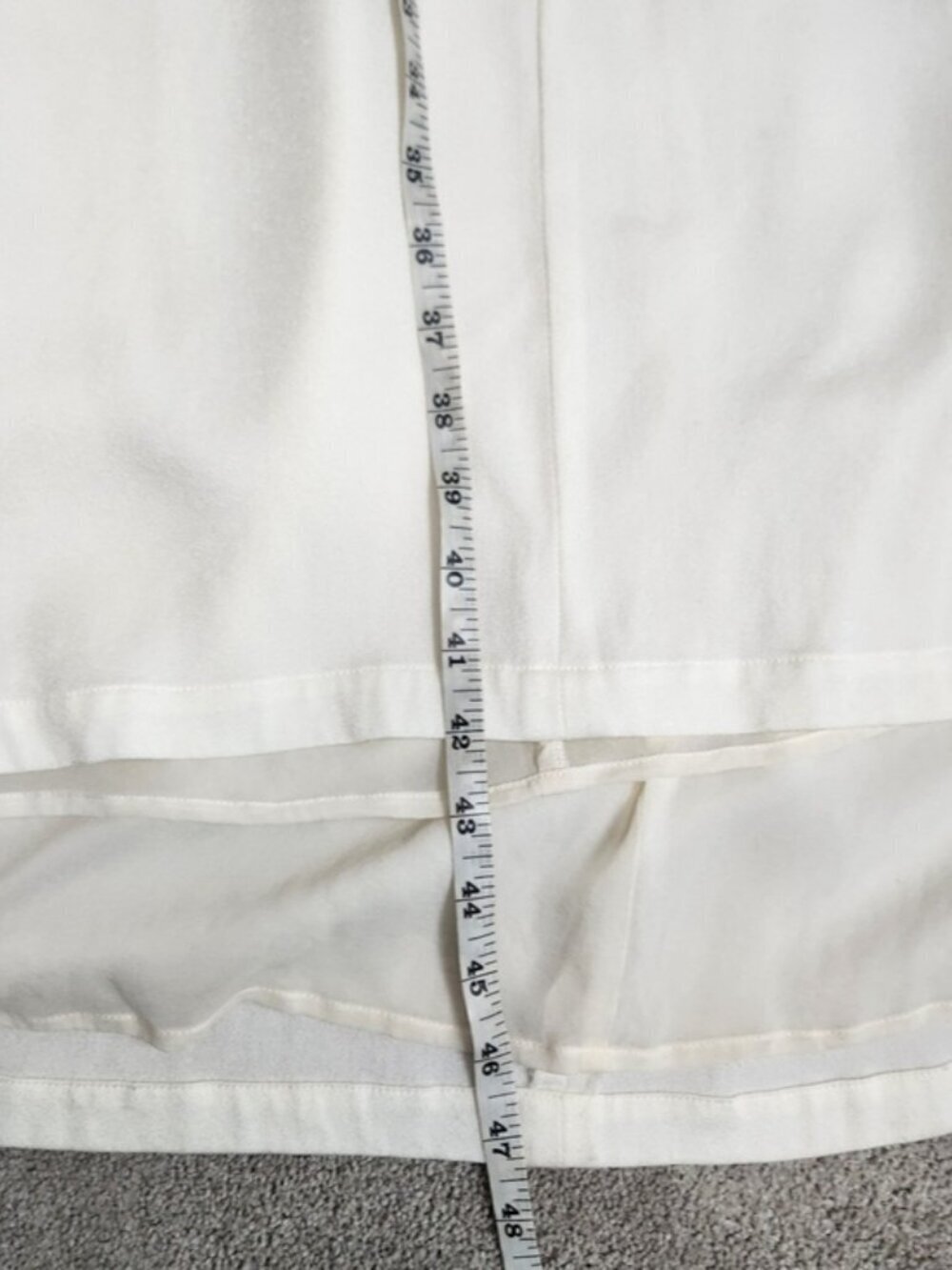 Zero + Maria Cornejo cream size 6 cream strapless dress fits Small to Medium - Picture 11 of 15